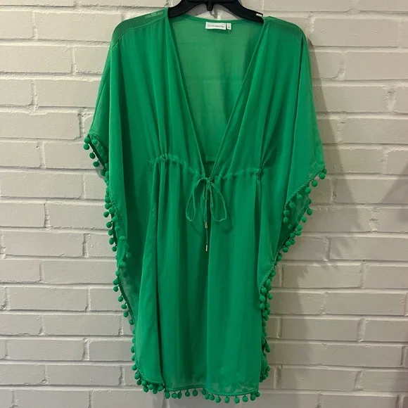Bleu Rod Beattie Vibrant Green Cover-Up - Picture 1 of 4